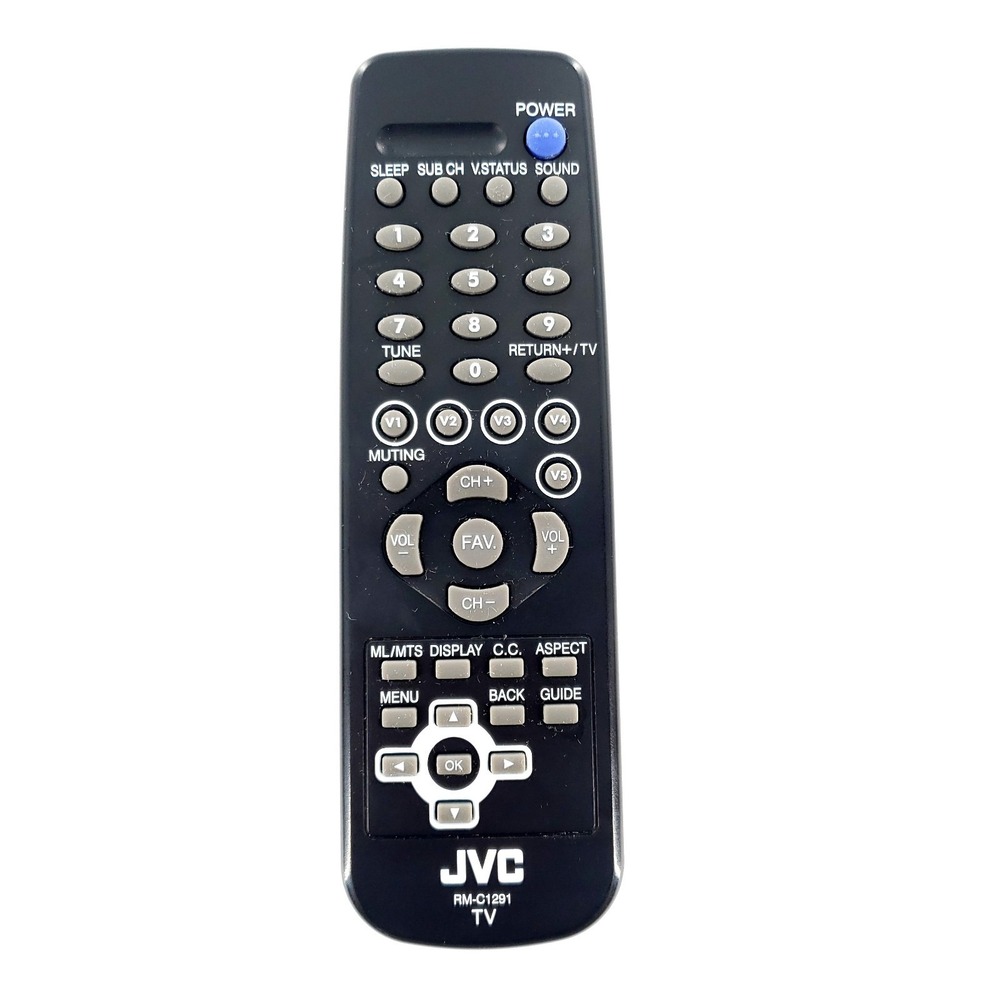 Genuine JVC RM-C1291 TV Remote Control OEM Original Tested & Works
